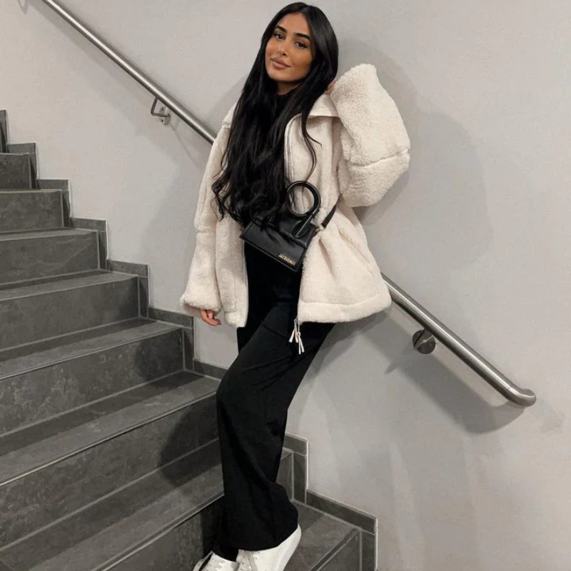 Marta™ | Teplý a měkký teddy kabát