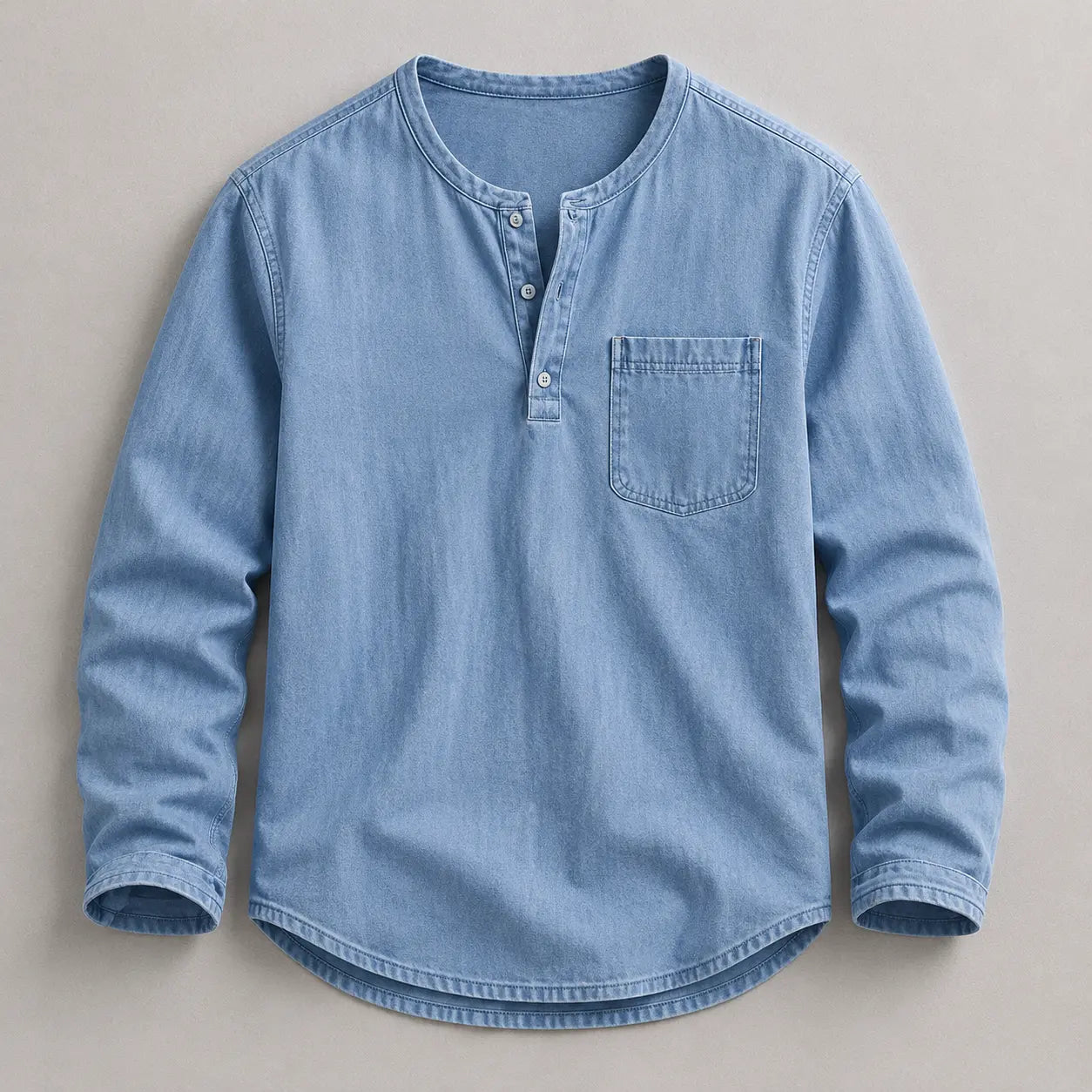 Erik | Klasické henley tričko ve vintage stylu