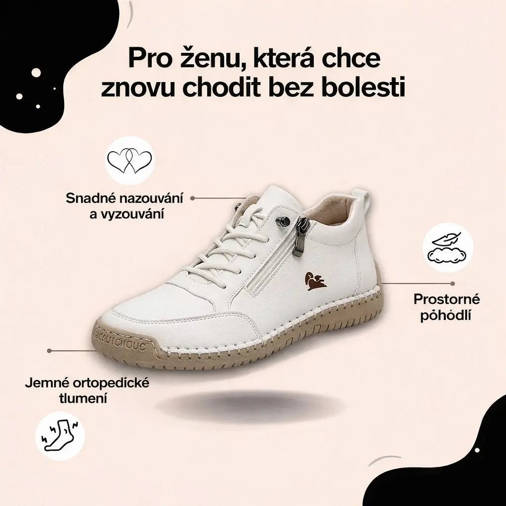 Mila | Pohodlné ortopedické tenisky + zip