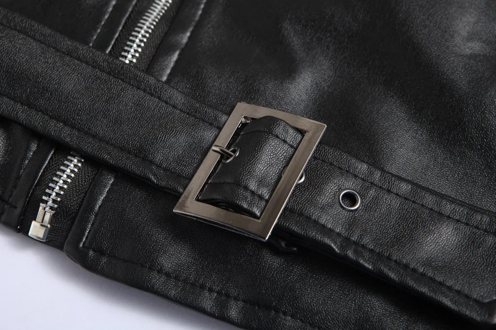 Roman™ | Klasická kožená motorkářská bunda